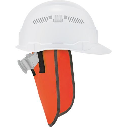 Pare-soleil de cou pour casque de protection GloWear 8006, Orange haute visibilit&eacute; Duraquip Inc