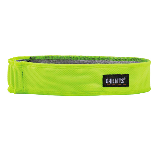 Chill-Its&reg; 6605 Cooling Headband, High Visibilty Lime-Yellow Duraquip Inc