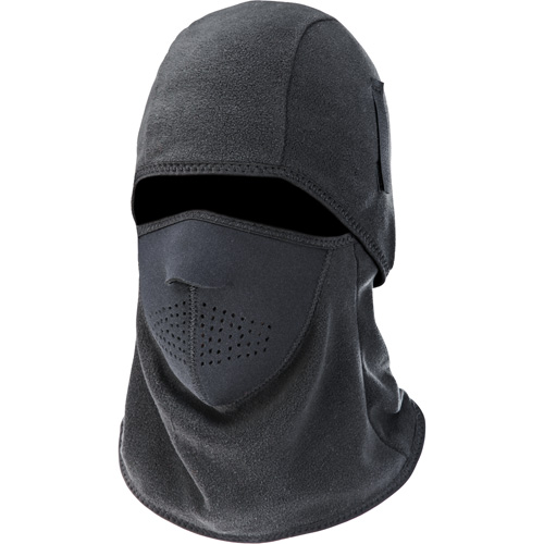 N-Ferno&reg; 6826 Two-Piece Balaclava, Fleece/Neoprene/Polyester, Black Duraquip Inc