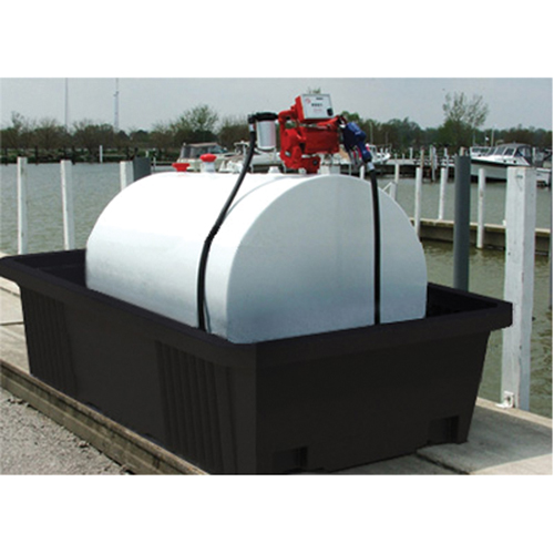 Unit&eacute; de confinement Poly-Tank 550 sans drain, 113" lo x 71" la x 32" h, 750 gal. US Capacit&eacute; Duraquip Inc