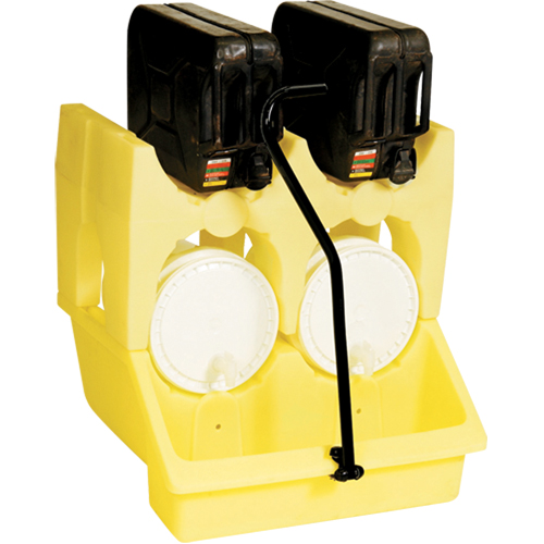 Mini-Racker Mobile Unit, 31" L x 29" W x 15.2" H, 10 US gal. Capacity Duraquip Inc