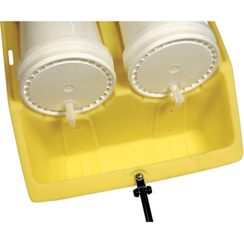 Mini-Racker Mobile Unit, 31" L x 29" W x 15.2" H, 10 US gal. Capacity Duraquip Inc