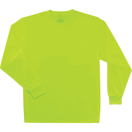 Chandail &agrave; manches longues non certifi&eacute; GloWear 8091, Polyester, Petit, Jaune lime haute visibilit&eacute; Duraquip Inc