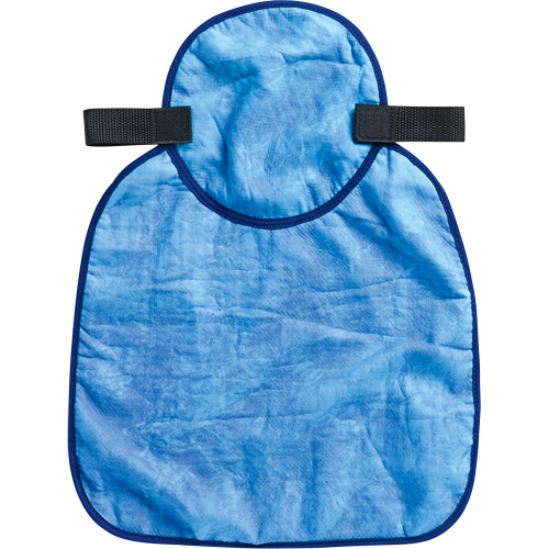 Tampon et voile pour le cou refroidissants pour casque de s&eacute;curit&eacute; Chill-Its 6717CT, Bleu Duraquip Inc