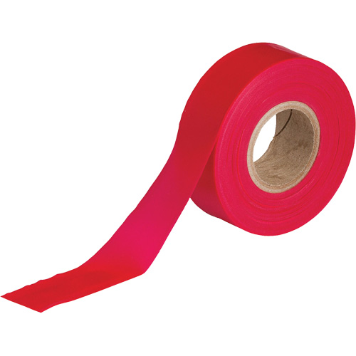 Flagging Tape, 1.188" W x 300' L, Red Duraquip Inc
