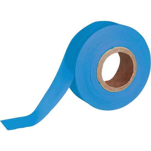 Ruban pour signalisation, 1,188" la x 150' lo, Bleu fluorescent Duraquip Inc