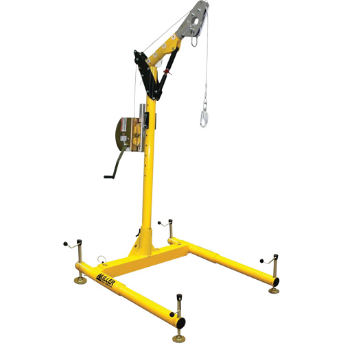 Syst&egrave;me de palan 4 mcx avec palan/treuil Manhandler Duraquip Inc