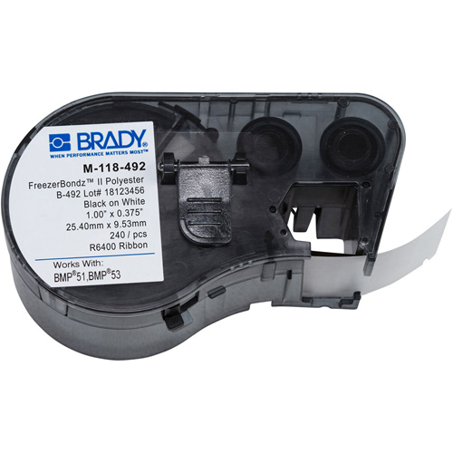 Low Temperature Label Maker Cartridge, Black Duraquip Inc