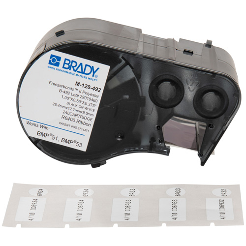 Low Temperature Label Maker Cartridge, Black Duraquip Inc