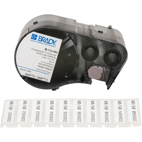 Low Temperature Label Maker Cartridge, Black Duraquip Inc