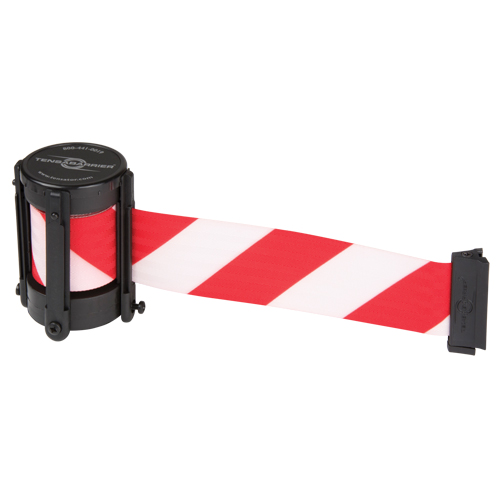 Replacement Cassettes For Utility, Advance & StowAway&reg; TensaBarrier&reg;, 13', White Tape Duraquip Inc