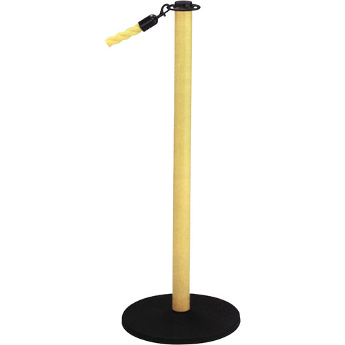 Portable Posts, 36" High, Yellow Duraquip Inc