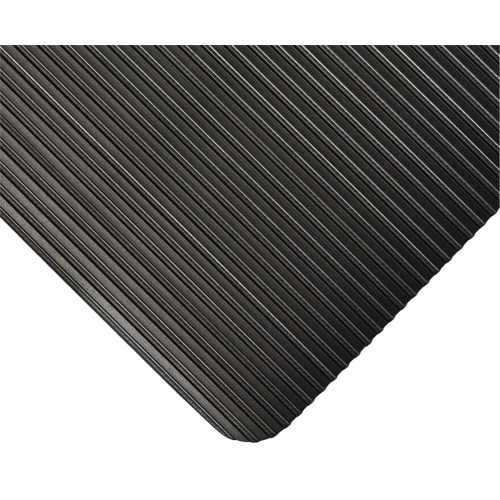 KleenSweep Mat No.391, Runner, 4' x 105' x 1/8", Black Duraquip Inc