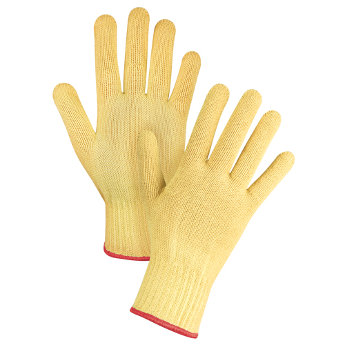 Seamless String Knit Gloves, Size Small/7, 7 Gauge, Kevlar&reg; Shell, ASTM ANSI Level A2/EN 388 Level 3 Duraquip Inc