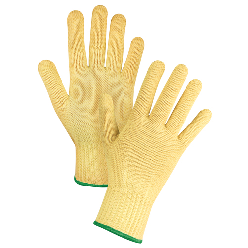 Seamless String Knit Gloves, Size Medium/8, 7 Gauge, Kevlar&reg; Shell, ASTM ANSI Level A2/EN 388 Level 3 Duraquip Inc