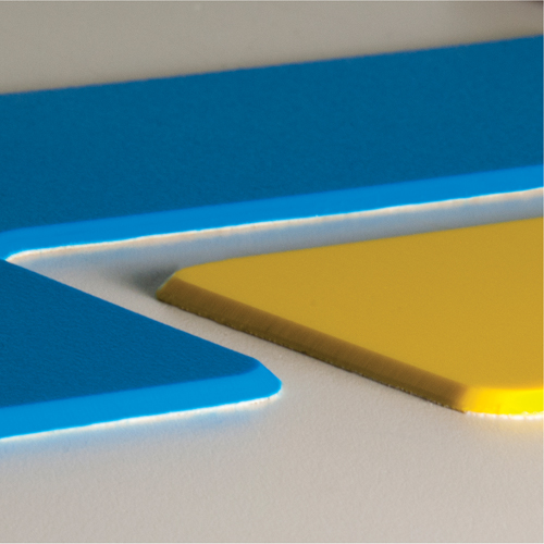 Marqueurs all&eacute;g&eacute;e/5S Armor Stripe, Cercle, 6" lo x 6" la, Noir, Plastique Duraquip Inc