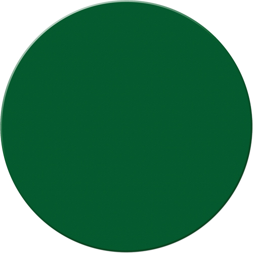 Marqueurs all&eacute;g&eacute;e/5S Armor Stripe, Cercle, 6" lo x 6" la, Vert, Plastique Duraquip Inc