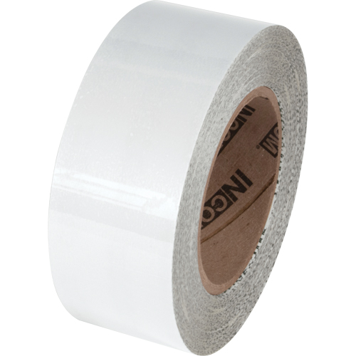 Ruban de marquage pour plancher Tuff Mark, 2" x 100', Polyester, Blanc Duraquip Inc