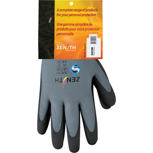 ZX-30° Premium Coated Gloves, 8/Medium, PVC Coating, 15 Gauge, Nylon Shell Duraquip Inc