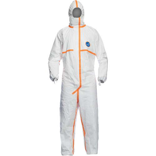 Coveralls, Small, White, Tyvek&reg; 800 J Duraquip Inc