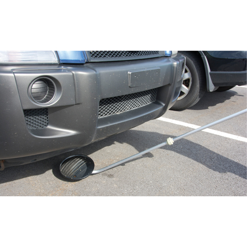 Miroir d'inspection, 8,5" dia, Ronde, Poign&eacute;e 47" Duraquip Inc