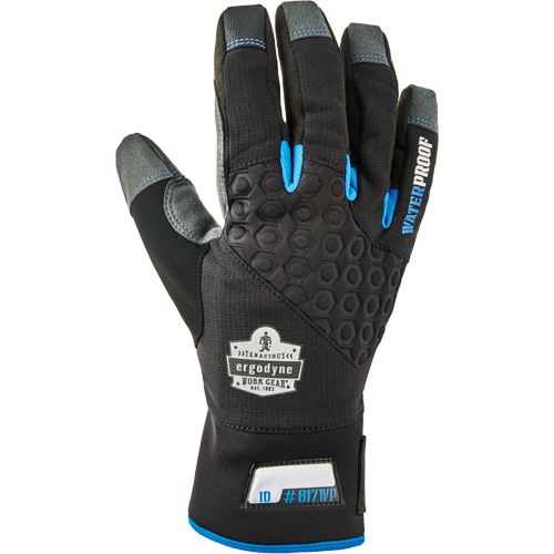 Gants utilitaires thermiques &eacute;tanches et renforc&eacute;s ProFlex, Paume Su&egrave;de, Taille Petit Duraquip Inc