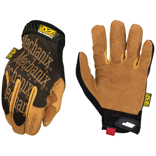 The Original&reg; Gloves, Small, Grain Leather Palm, Hook & Loop Cuff Duraquip Inc