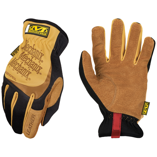 Gants Fastfit, Petit, Paume en Cuir fleur, Poignet &eacute;lastique Duraquip Inc