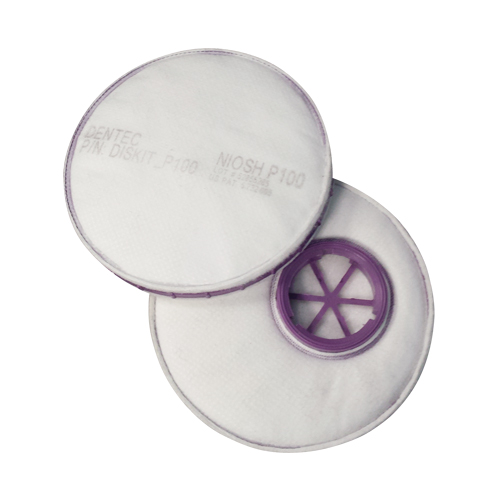 Diskit Respirator Filter, Particulate Filter, P100 Filter Duraquip Inc