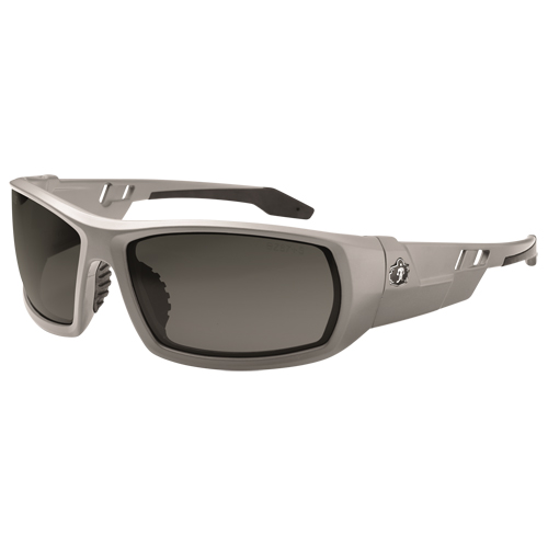 Lunettes de s&eacute;curit&eacute; Skullerz Odin, Lentille Grise/fum&eacute;e, Antibu&eacute;e/Anti-&eacute;gratignures, ANSI Z87+/R&eacute;pond ou surpasse la norme CSA Z94.3 Duraquip Inc