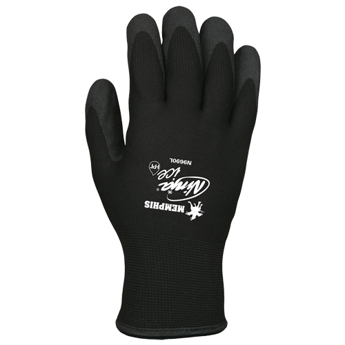 Gants N9690 Memphis Ninja Ice, 9/Grand, R&ecirc;vetement PVC, Calibre 15, Enveloppe en Acrylique/Tissu &eacute;ponge Duraquip Inc
