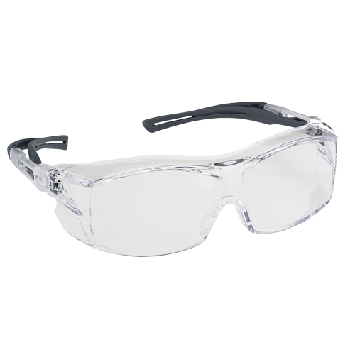 Dynamic OTG Extra Series Safety Glasses, Clear Lens, Anti-Fog/Anti-Scratch, ANSI Z87+/Meets/Exceeds CSA Z94.3 Duraquip Inc