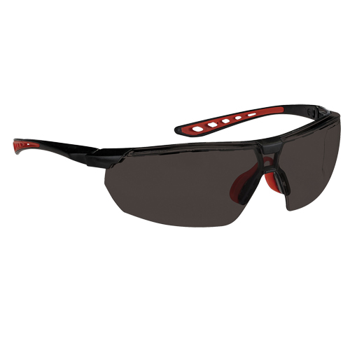 Dynamic Falcon Series Safety Glasses, Smoke Lens, Anti-Fog, ANSI Z87+/Meets/Exceeds CSA Z94.3 Duraquip Inc