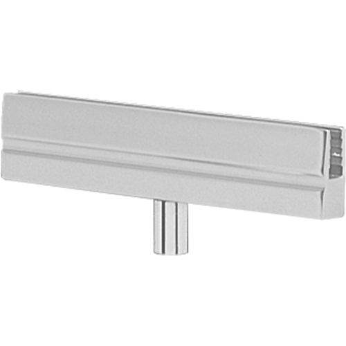 Sign Bracket for Portable Post, Polished Chrome Duraquip Inc