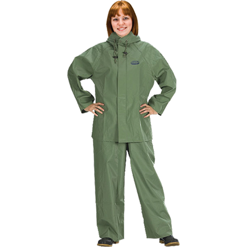 V&ecirc;tements imperm&eacute;ables Hurricane ignifuges et r&eacute;sistants &agrave; l'huile, v&ecirc;tements imperm&eacute;ables, 4T-Grand, Vert Duraquip Inc