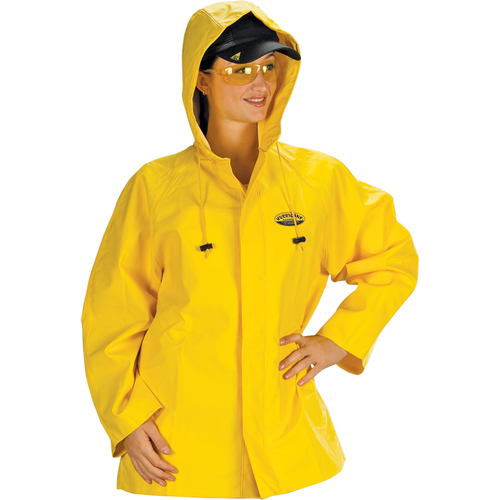 Hurricane Flame Retardant/Oil Resistant Rain Suits - Jackets, 4X-Large, Yellow Duraquip Inc