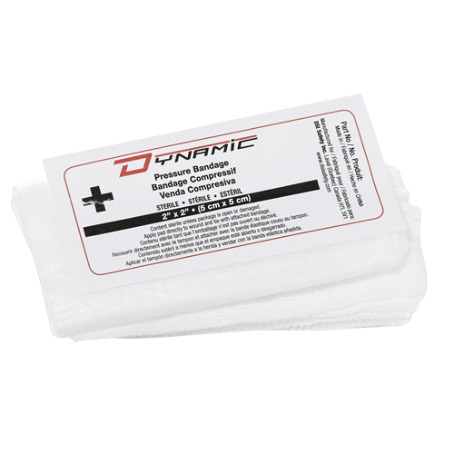 Dynamic Compress Bandage, 2" L x 2" W Duraquip Inc
