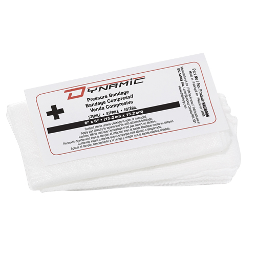Dynamic Compress Bandage, 6" L x 6" W Duraquip Inc