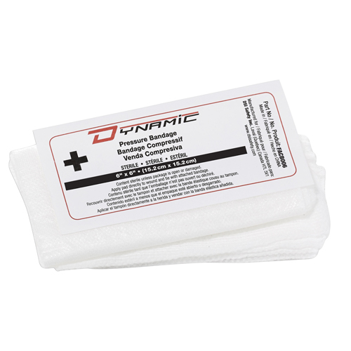 Dynamic Compress Bandage, 6" L x 6" W Duraquip Inc