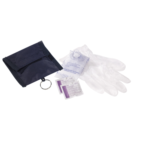 Dynamic Disposable CPR Kit, Single Use Faceshield, Class 2 Duraquip Inc