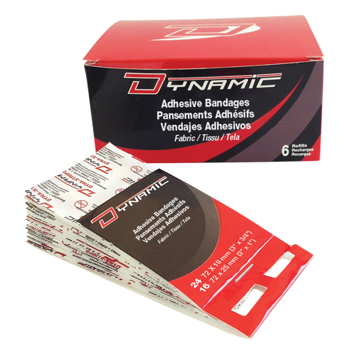 Dynamic Adhesive Bandage Dispenser Refill, Assorted, Fabric, Non-Sterile Duraquip Inc