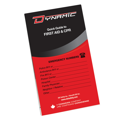 Dynamic First Aid Pocket Guide Duraquip Inc