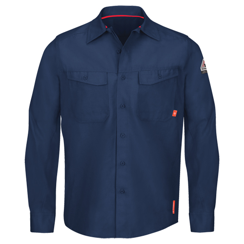 Chemises de travail IQ Endurance pour hommes, Petit, Bleu marin Duraquip Inc