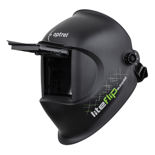 Masque de soudage Liteflip Autopilot, 3,94" lo x 1,97" la Champ de vision, Teinte 1/5/5 - 14, Noir Duraquip Inc