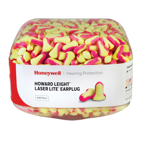 Howard Leight Laser Lite&reg; Earplugs, Bulk - Canister Duraquip Inc