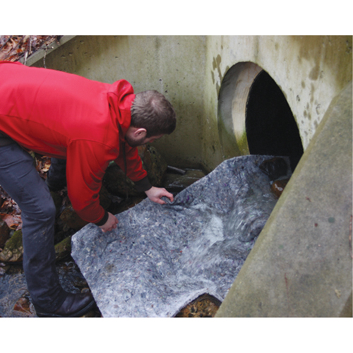 Tapis Husky Spilltration, 32" la x 4' lo, Lourd Duraquip Inc