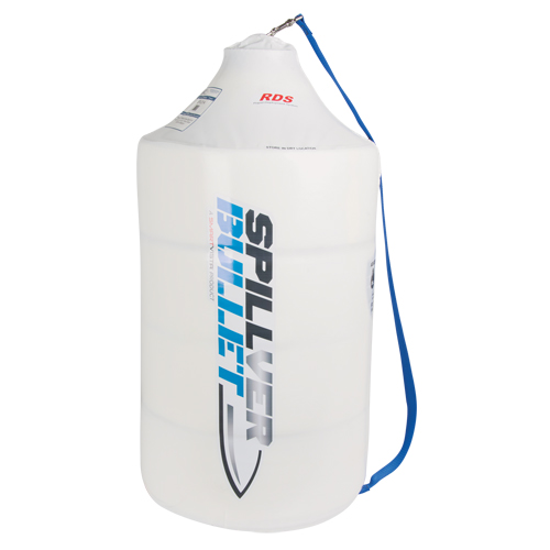 Spillver Bullet Boom, Oil Only, 100' L x 5" W, 28 gal. Absorbancy Duraquip Inc