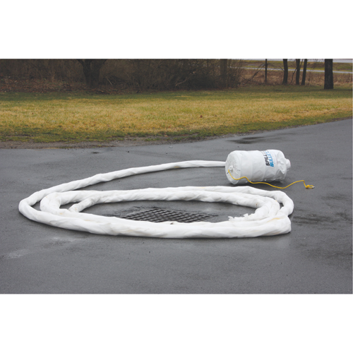 Spillver Bullet Boom, Oil Only, 100' L x 5" W, 28 gal. Absorbancy Duraquip Inc