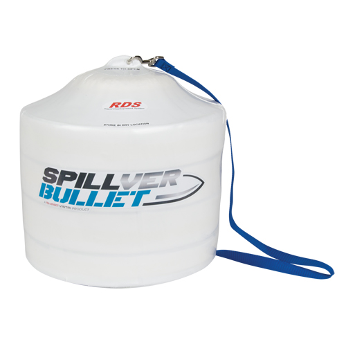 Barrage pour mati&egrave;res dangereuses Spillver Bullet, Mati&egrave;res dangereuses, 50' lo x 5" la, Absorption 14 gal. Duraquip Inc