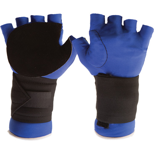 Anti-Impact Glove with Wrist Support, Size Small, Split Leather Palm Duraquip Inc